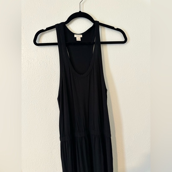 J. Crew black long maxi dress with cinched waist​​ - Picture 3 of 7